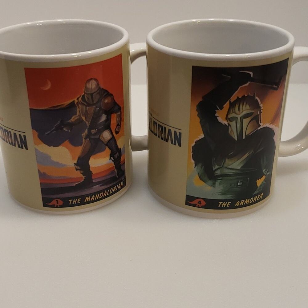 Star Wars Mandalorian set of‎ 2 character mugs 10oz The Mandalorian The Armorer